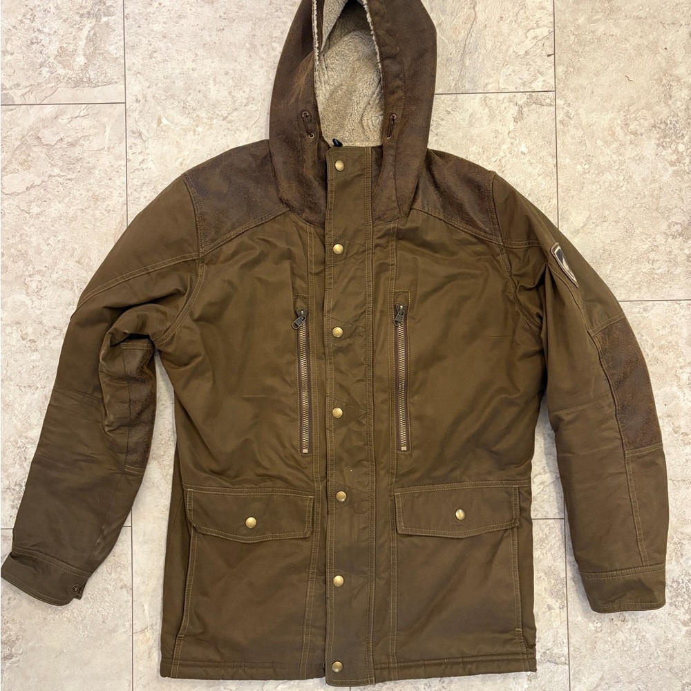 Men's Kuhl Arktik Hooded Sherpa Lined Jacket